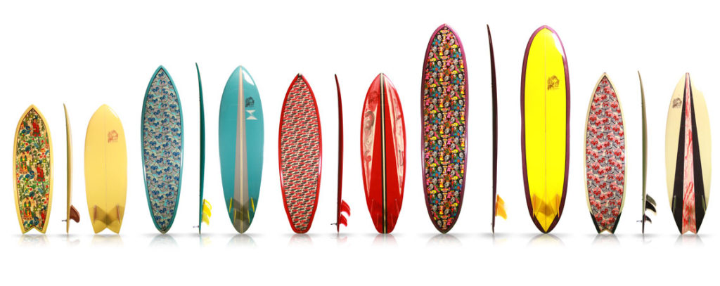 La Mision beginner surfboard quiver